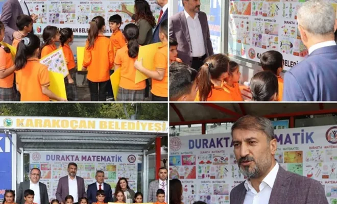 Matematiği Sevdirmek İçin Otobüs Duraklarına Afiş Asıldı