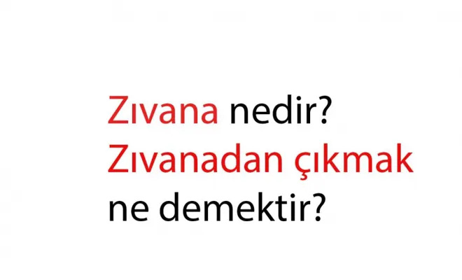 Zıvana nedir? Zıvanadan çıkmak deyiminin hikayesi nereden gelir?