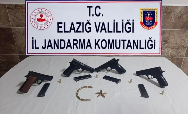 Elazığ’da Silah kaçakçılarına operasyon: 2 kişi yakalandı